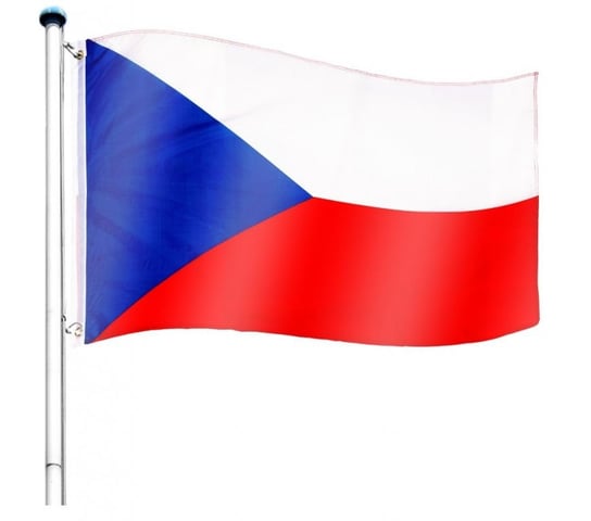 Maszt wraz z flagą Republika Czeska - 650 cm FLAGMASTER