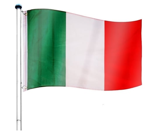 Maszt wraz z flagą: Włoch - 650 cm FLAGMASTER