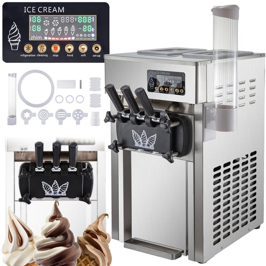 Maszyna do lodów włoskich Heckermann A168T 2x3L 3 smaki Heckermann