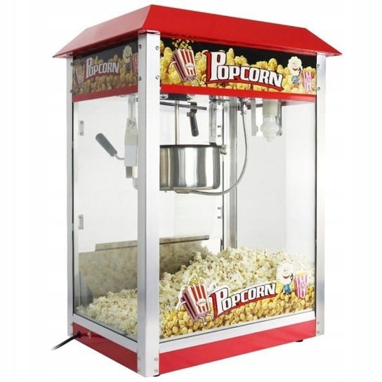 MASZYNA DO POPCORNU XXL Kinowa CZERWONA Amerykański Design MatMay