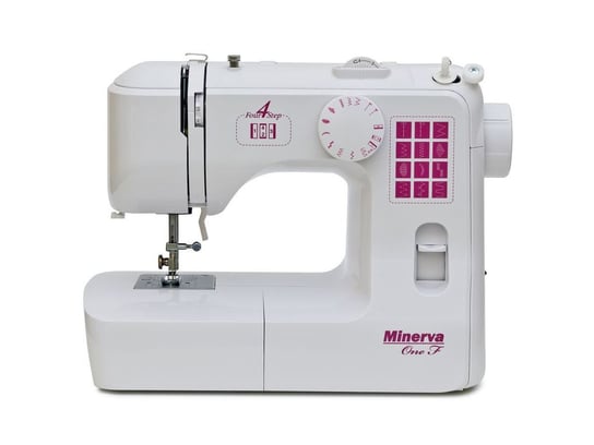 Maszyna do szycia MINERVA One F, biało-różowa MINERVA