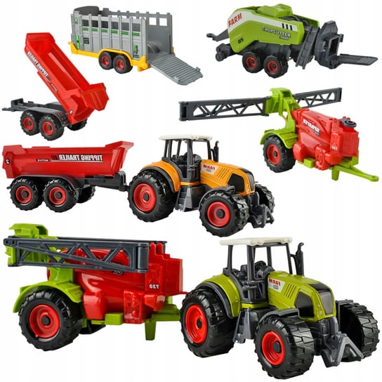 Maszyny Rolnicze Zestaw Xxl Traktory Traktor Ciagnik Przyczepa Opryskiwacz Kruzzel