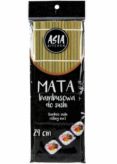 Mata bambusowa do sushi, gruba 24 x 24cm - Asia Kitchen Asia Kitchen
