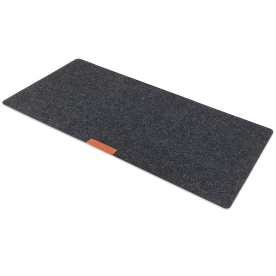 Mata biurkowa filcowa  80x40 cm - podkładka na biurko lub podkładka pod myszkę XXL szara Amazinggirl