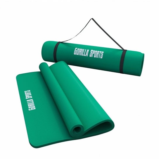 Mata do jogi duża 190x100x1,5 cm zielona Gorilla Sports