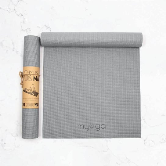 Mata do jogi myga - Entry level 4mm - szary Myga