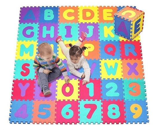 Mata Edukacyjna Puzzle Piankowe Alfabet 10 szt. Mac Toys