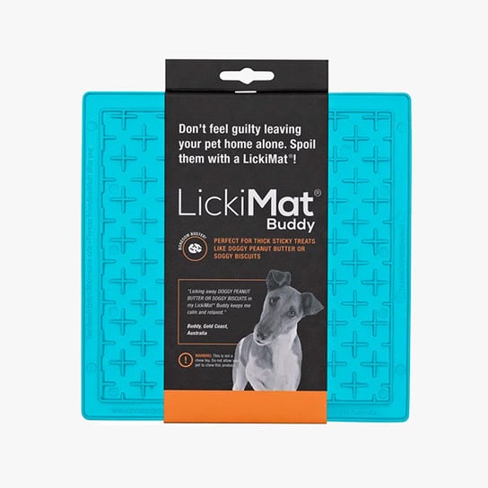 Mata LickiMat higiena jamy ustnej psa kota 20x20cm blue LickiMat