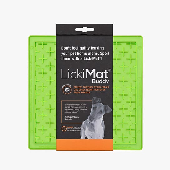 Mata LickiMat stymuluje umysł psa i kota 20x20 cm LickiMat