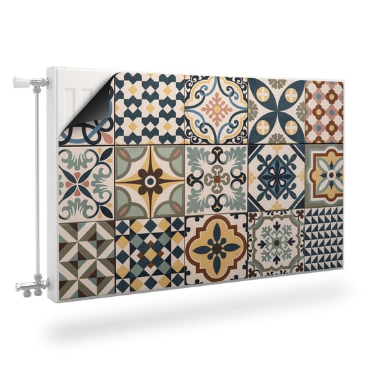 Mata MAGNETYCZNA Na Kaloryfer Kolorowa Marokańska Mozaika 90cm x 60cm Muralo