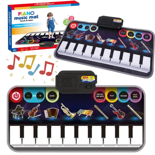 Mata Muzyczna Taneczna Interaktywna Pianino Dźwięk Instrumenty Dla Dzieci ProNice