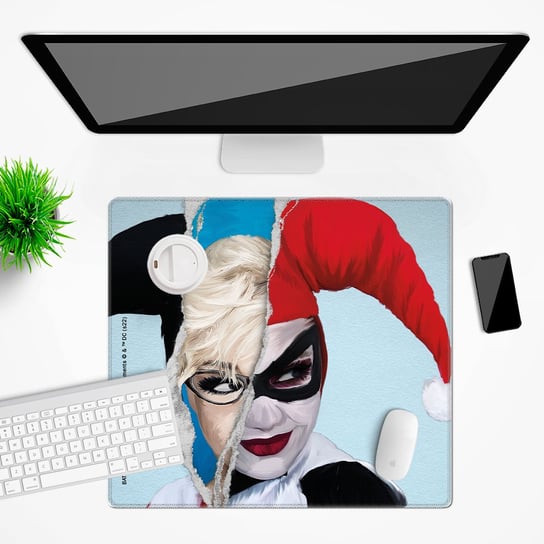 Mata na biurko DC wzór: Harley Quinn 007, 50x45cm Inna marka
