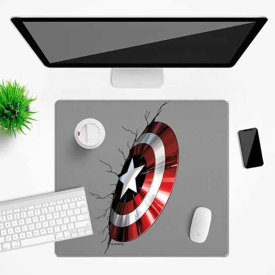 Mata na biurko Marvel Kapitan Ameryka - 50x45 cm Kemis - House of Gadgets