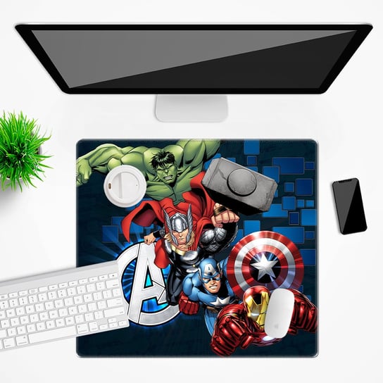 Mata na biurko Marvel wzór: Avengers 001, 50x45cm Inna marka
