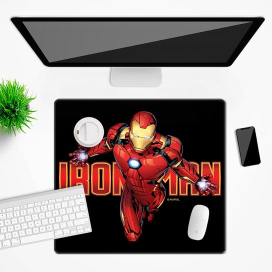 Mata na biurko Marvel wzór: Iron Man 030, 50x45cm Inna marka