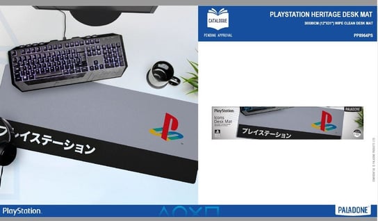 Mata na biurko - podkładka pod myszkę Playstation Heritage (80 x 30 cm) Paladone