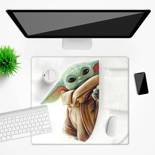 Mata na biurko Star Wars wzór: Baby Yoda 016, 50x45cm Inna marka