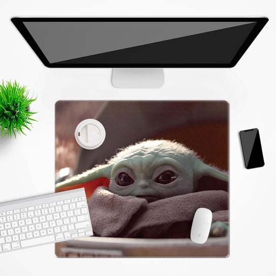 Mata na biurko Star Wars wzór: Baby Yoda 021, 50x45cm Inna marka