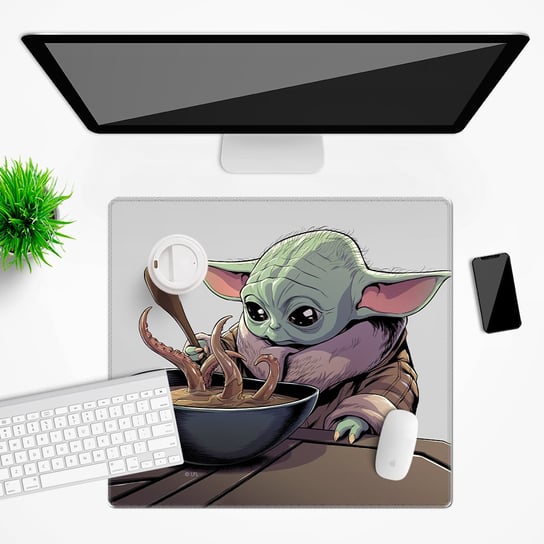 Mata na biurko Star Wars wzór: Baby Yoda 027, 50x45cm Inna marka