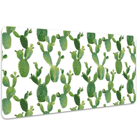 Mata ochronna na biurko Malowane kaktusy 100x50 cm, Dywanomat Dywanomat