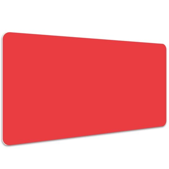 Mata ochronna na biurko Pomarańczowo czerwony 100x50 cm Coloray