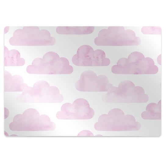 Mata ochronna pod krzesło ze wzorem Różowe chmury 100x70 Inna marka