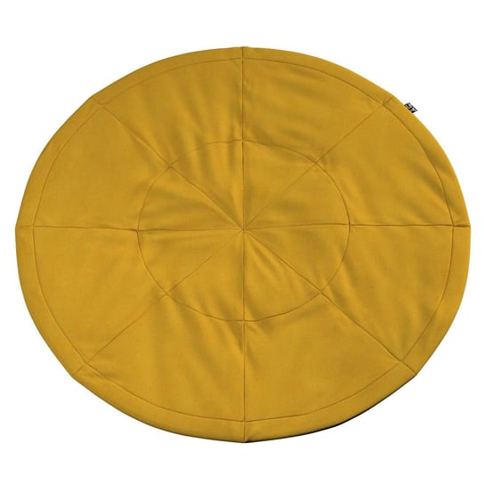 Mata okrągła, musztardowy szenil, 130cm, Lollipop Yellow Tipi