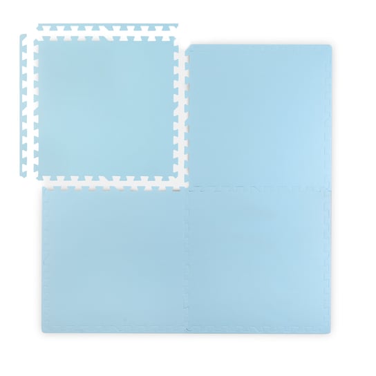 Mata piankowa Puzzle piankowe Niebieski, 60x60 cm, 4 szt., Ricokids Ricokids