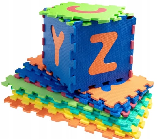 Mata Piankowa Puzzle Podłogowe Literki Alfabet Smily Play