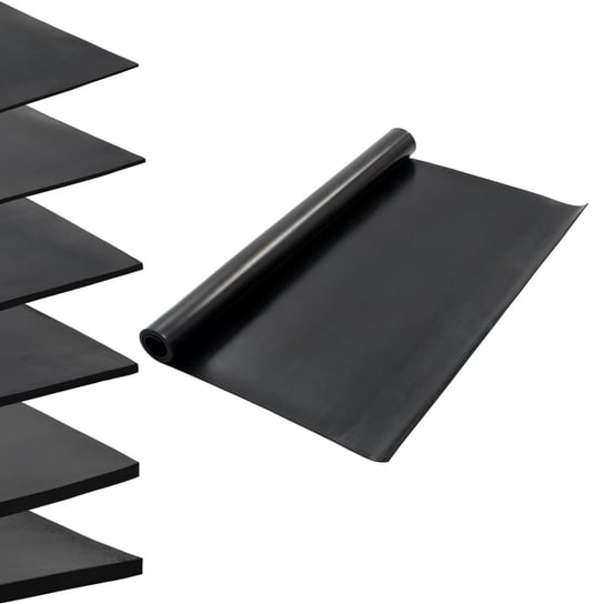 Mata podłogowa gumowa 1,2x2m czarna antypoślizgowa / AAALOE Inna marka