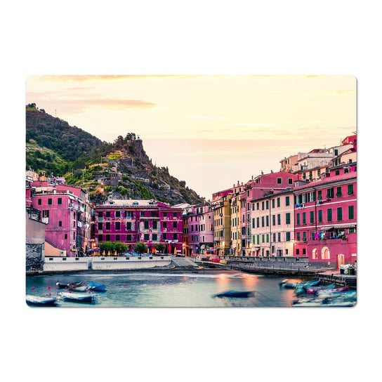 Mata podłogowa wzór z foto Kolorowe miasto Włochy, ArtprintCave ArtPrintCave