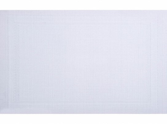 Mata stołowa PVC/PS AMBITION Velvet, biała, 45x30 cm Ambition