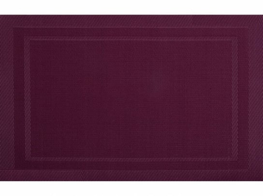 Mata stołowa PVC/PS AMBITION Velvet, bordowa, 45x30 cm Ambition