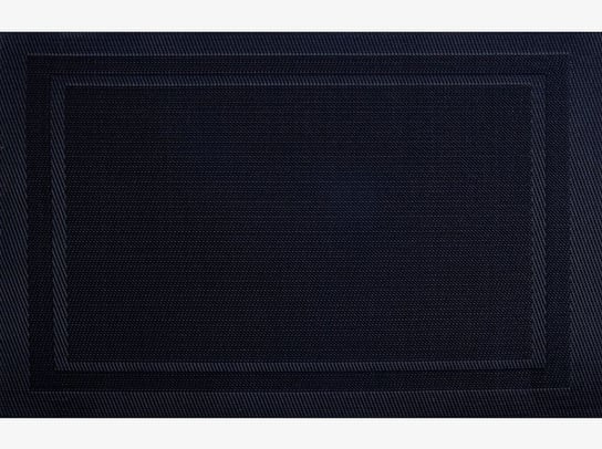 Mata stołowa Velvet PVC/PS 30 x 45 cm czarna AMBITION Ambition