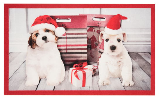 Mata Wejściowa Świąteczne Psy Printy 45X75 Mojdywan