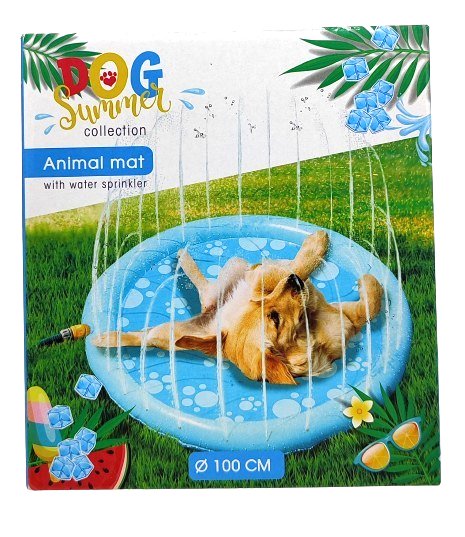 Mata wodna / basen dla zwierzaka - niebieskie łapki 100 cm Free & Easy