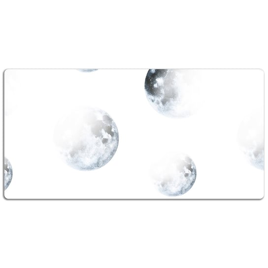 Mata z nadrukiem na biurko Obraz Księżyce 120x60 cm, Dywanomat Dywanomat