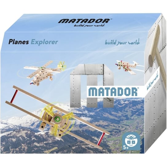 Matador 5+ - Samoloty - Klocki Drewniane Matador