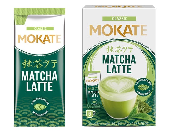 Matcha Latte Classic Mokate Napój Kawowy 6 szt Mokate