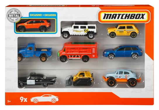 Matchbox, Gift Pack, zestaw dziewięciu samochodzików, X7111/GBJ50 Matchbox