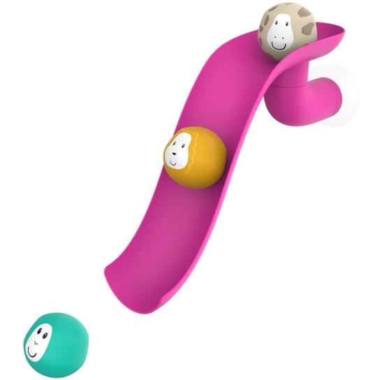 Matchstick Monkey Endless Bathtime Fun Slide Set zestaw zabawek do wanny Pink 1 szt. Inna marka