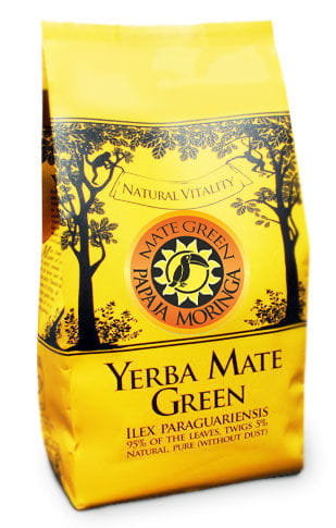 Mate Green, herbata zielona yerba mate papaja moringa, 200g Mate Green