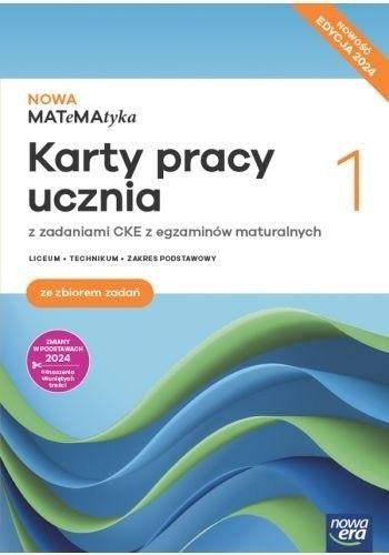 Matematyka. Karty pracy. Klasa 1. Zakres podstawowy. Liceum i technikum. Edycja 2024 Wej Karolina, Ponczek Dorota