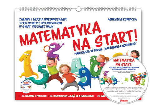 Matematyka na start! Kalendarz + CD Kornacka Agnieszka