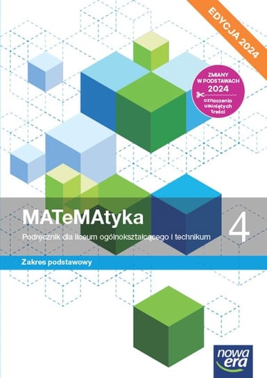 Matematyka. Podręcznik. Klasa 4. Zakres podstawowy. Liceum i technikum. Edycja 2024 Wojciech Babiański, Lech Chańko, Joanna Czarnowska, Jolanta Wesołowska