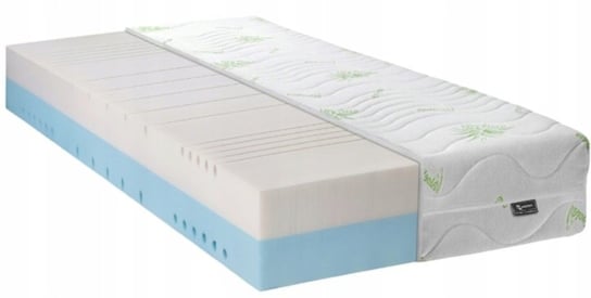 Materac 140x200 piankowy twardy, średnio-twardy DWUSTRONNY ALOE VERA TWIX Materazzi