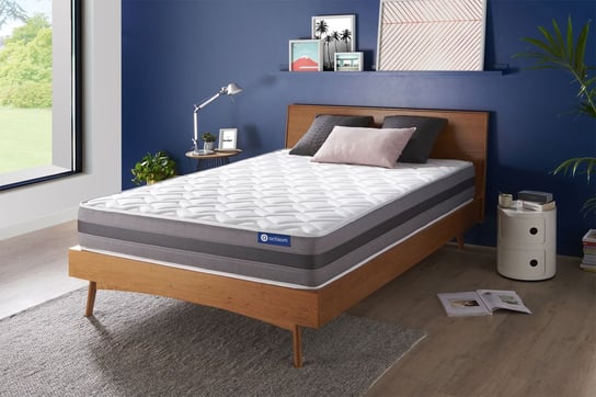 Materac Actiflex Relax 135X190Cm, Grubosc : 24 Cm, Sprezyny Kieszeniowe I Pianka Z Pamiecia Ksztaltu, Umiarkowanie Twardy, 5 Stref Komfortu Actisom