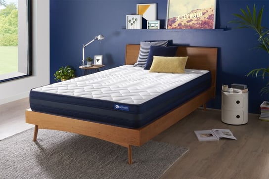 Materac Actiflex Tech 130X210Cm, Grubosc : 24 Cm, Sprezyny Kieszeniowe I Pianka Z Pamiecia Ksztaltu, Bardzo Wysoki, 5 Stref Komfortu Actisom