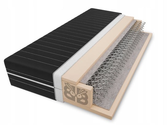 Materac BONE BLACK 140x195 Jakość Każdy Wymiar Bunno Bed