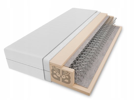 Materac Bonellowy BONE WHITE 110x170 Jakość Każdy Wymiar Bunno Bed